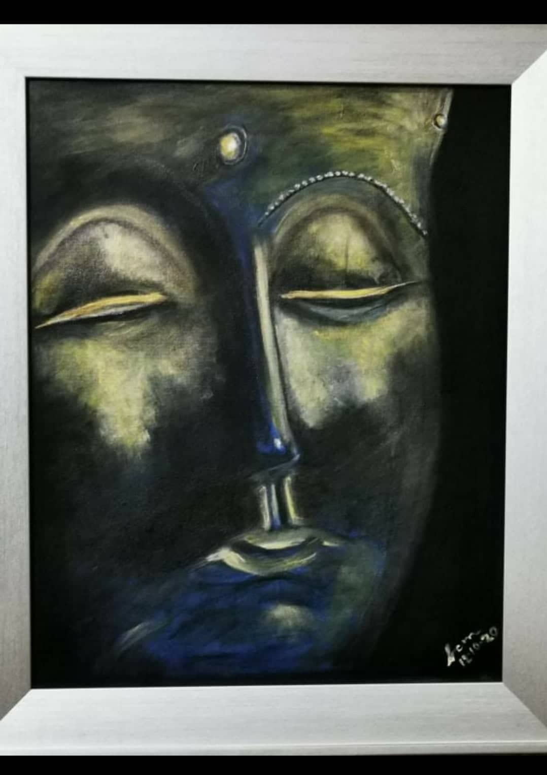 Sleeping Buddha on Acrylic